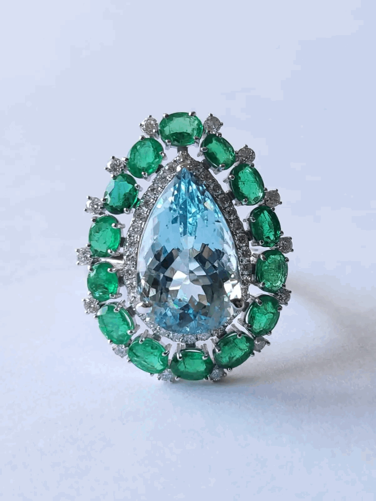 aquamarine engagement ring
