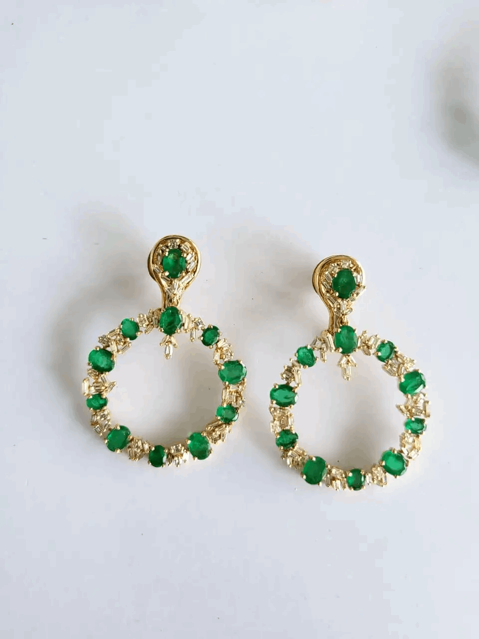 yellow diamond earrings
