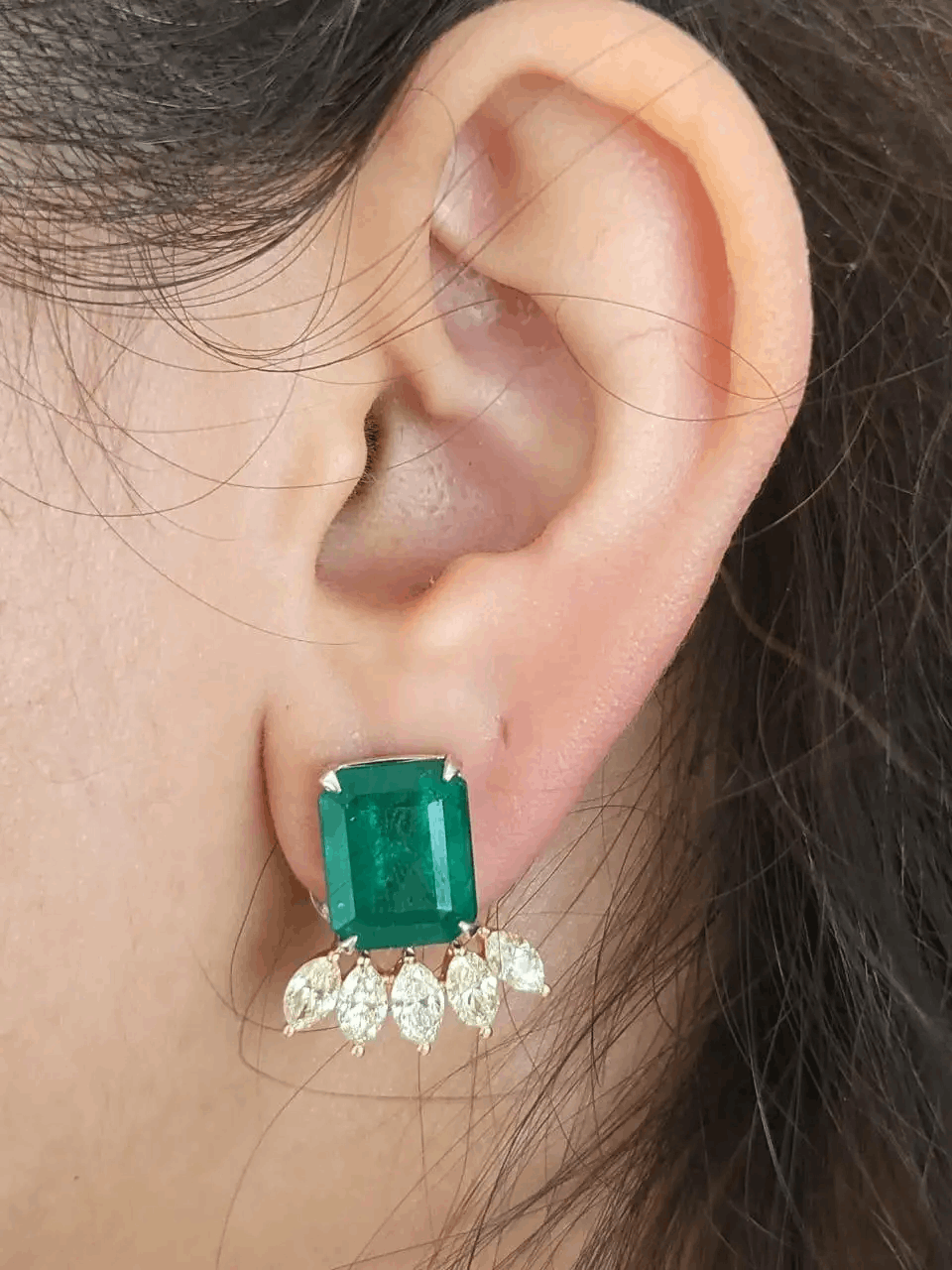 emerald earrings