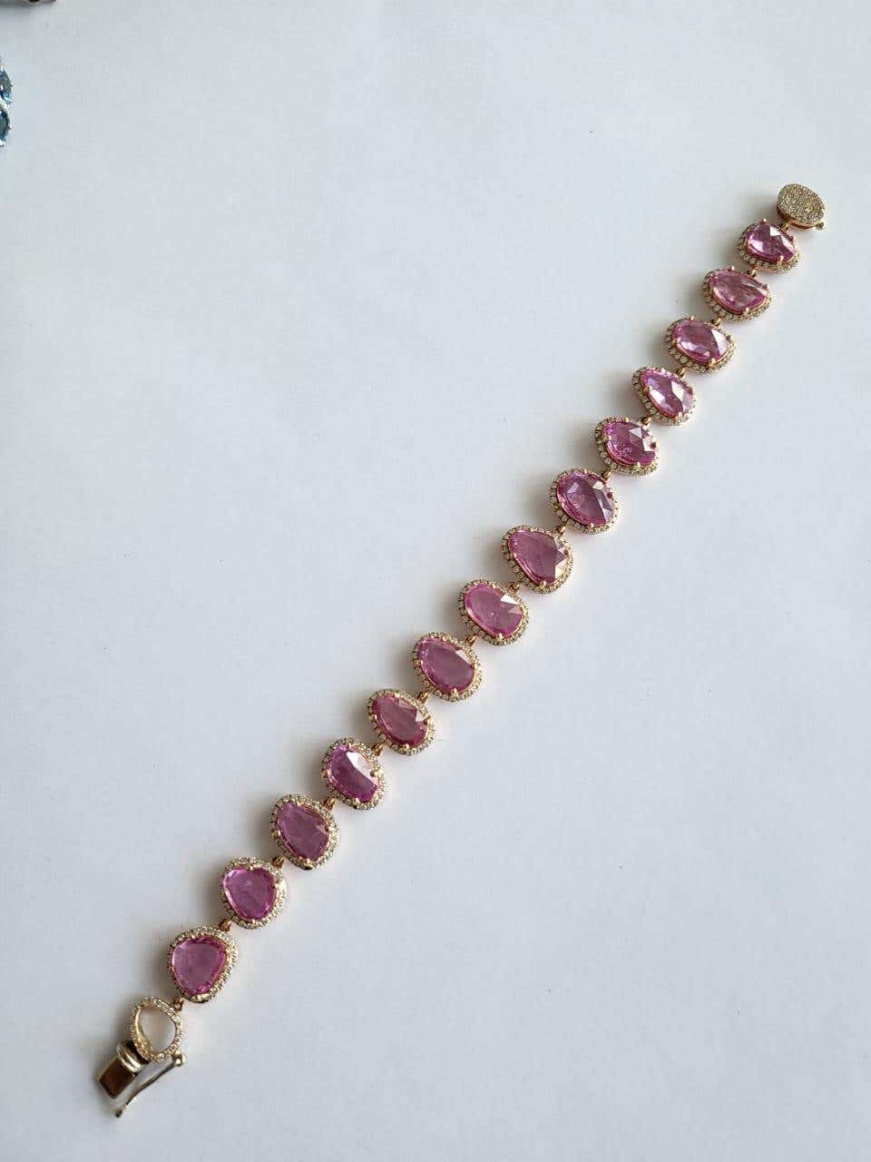 sapphire diamond bracelet