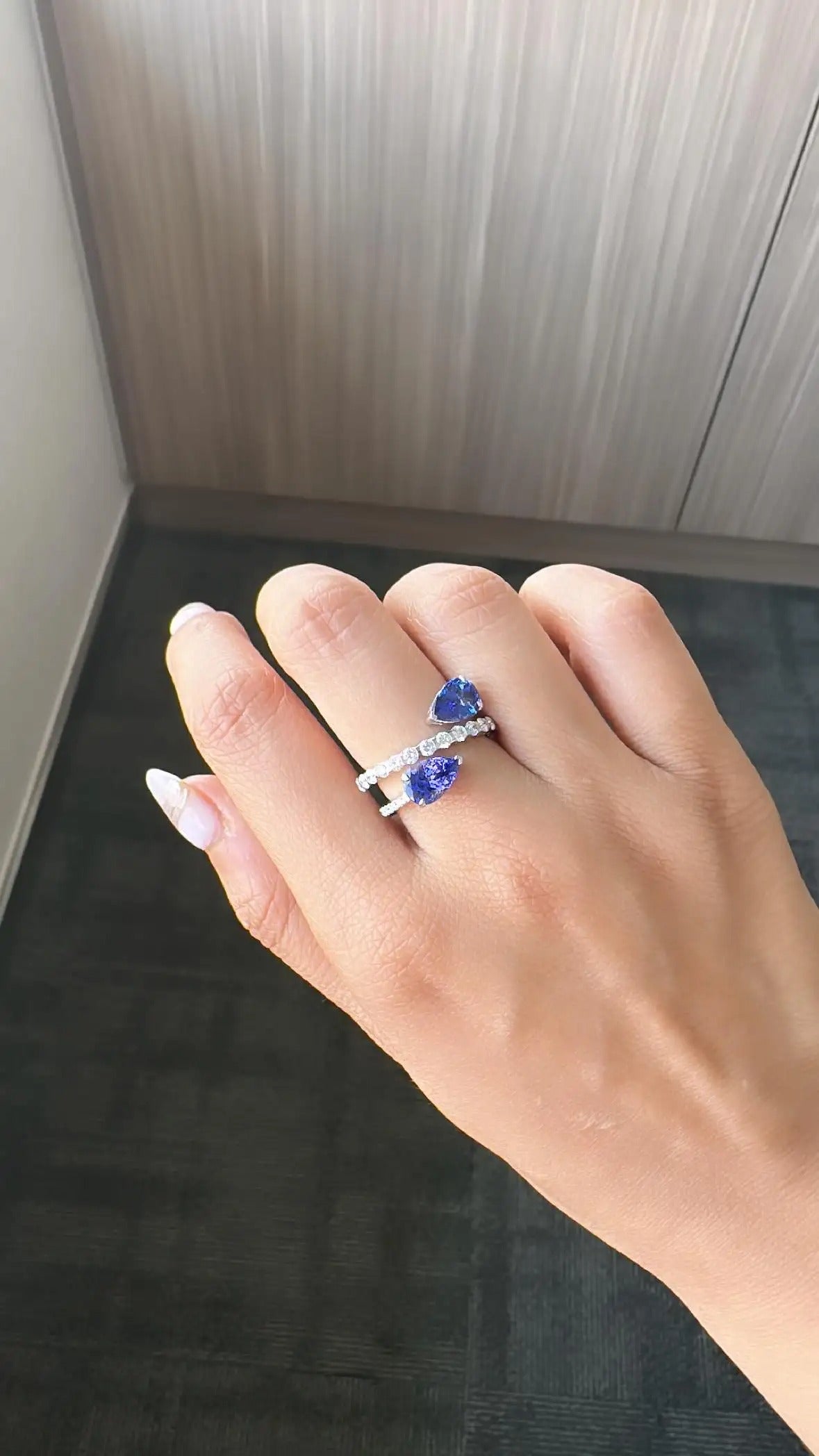 vintage tanzanite ring