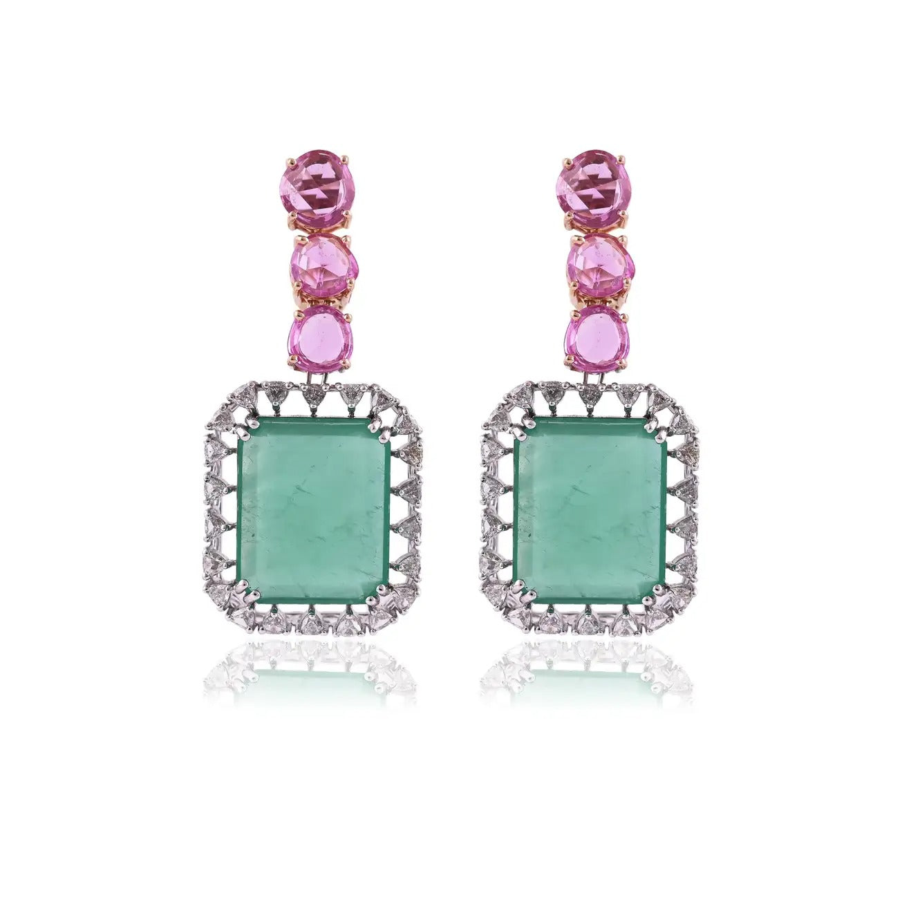 emerald earring