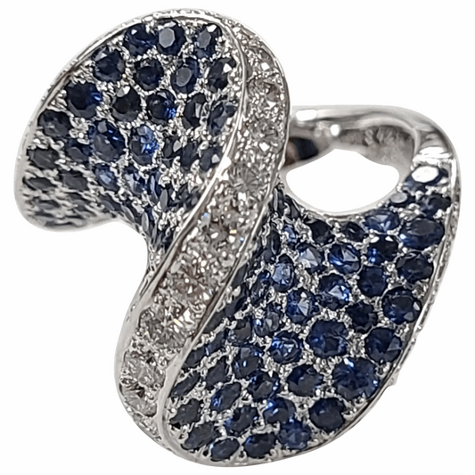sapphire engagement ring vintage