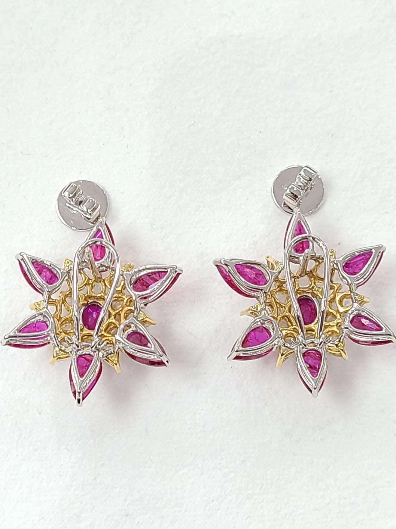 Natural Ruby Earrings 