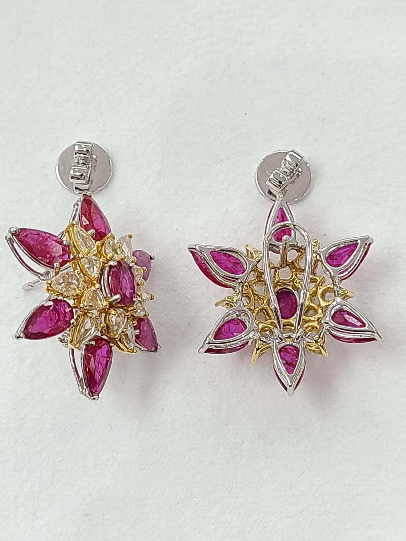 Natural Ruby Earrings 