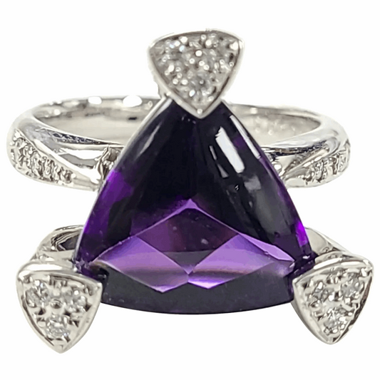 antique amethyst ring