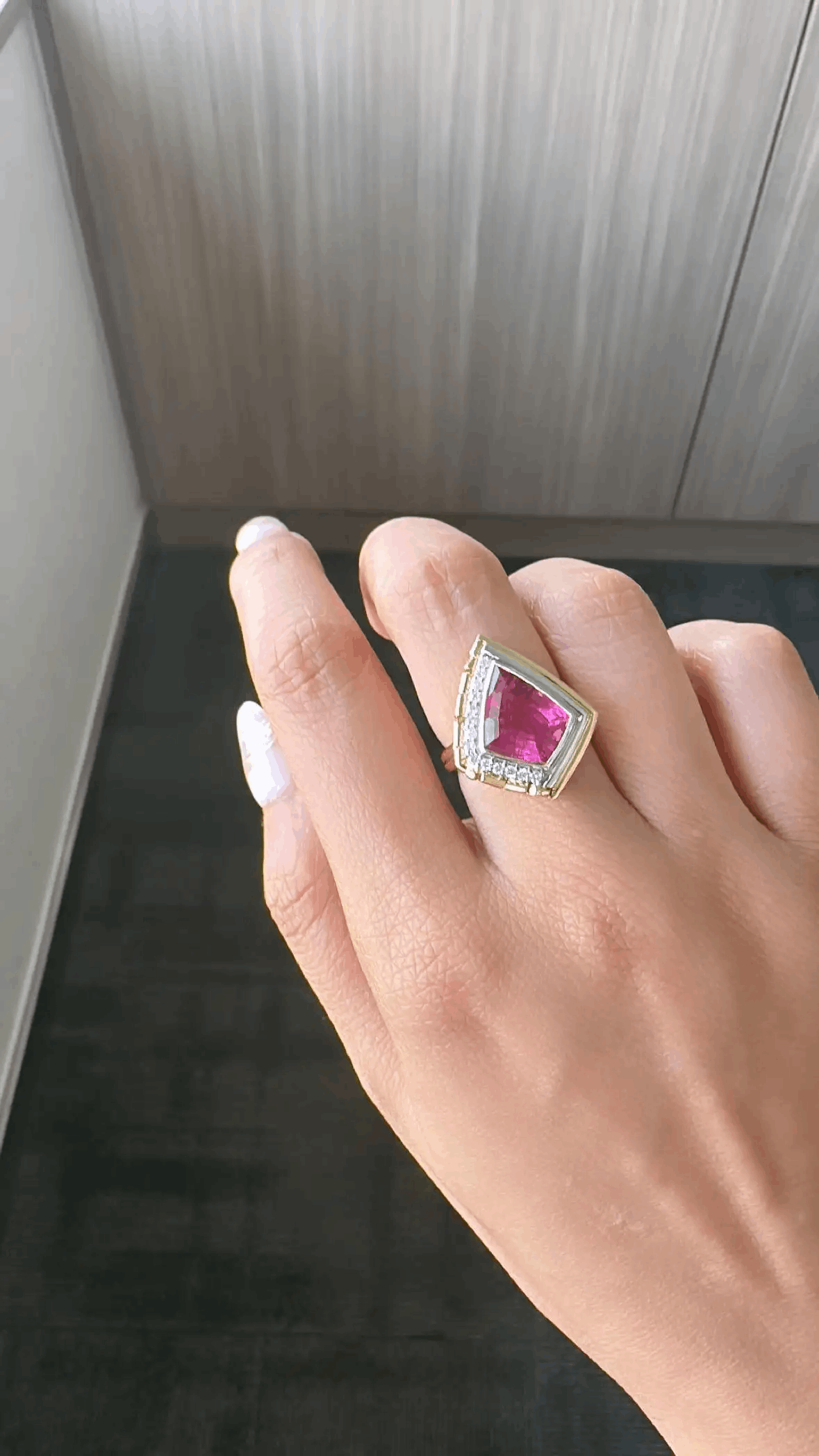rubellite rings
