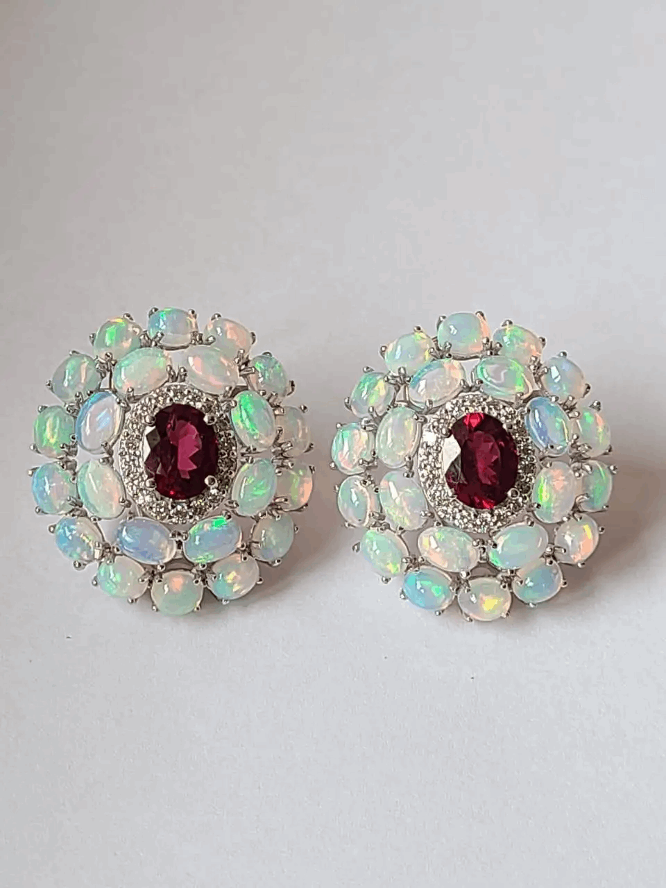 opal earrings