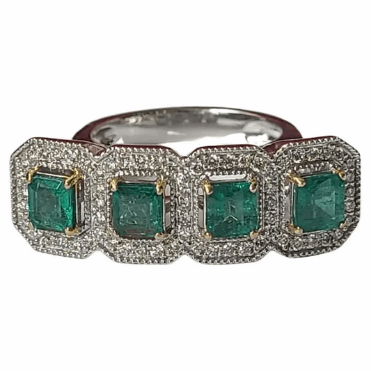 emerald engagement ring