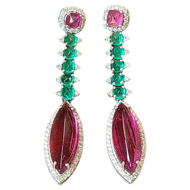 emerald earrings