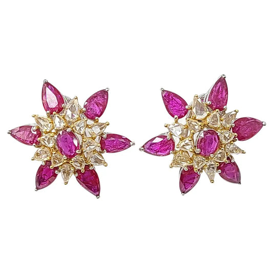 Natural Ruby Earrings