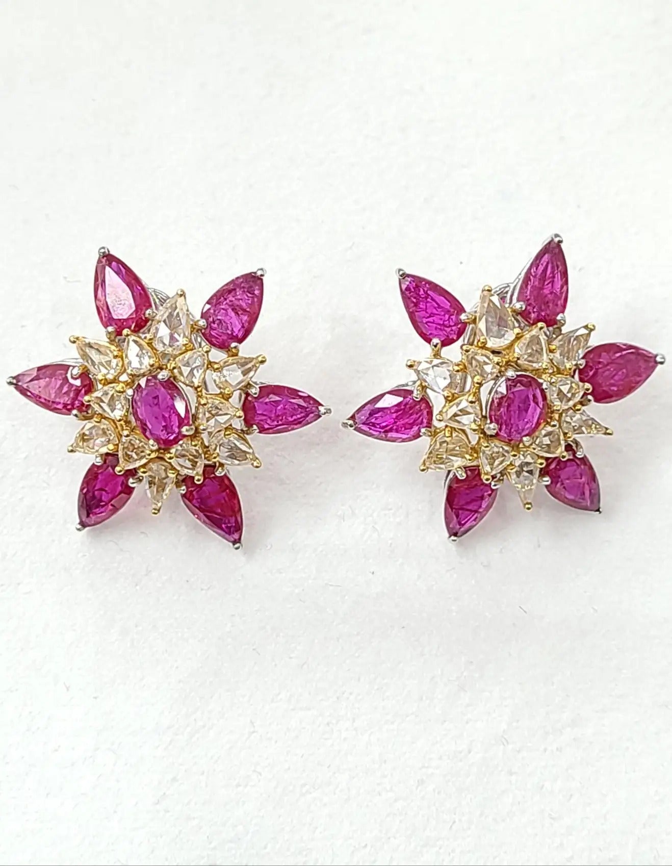 Natural Ruby Earrings
