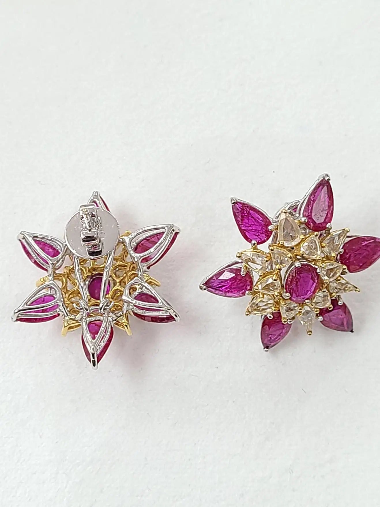 Natural Ruby Earrings