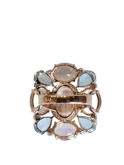 antique morganite ring